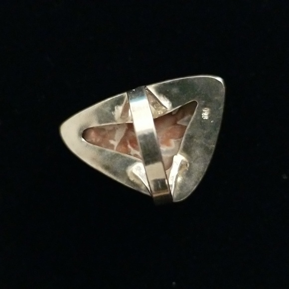 Crazy Lace Triangle Statement Ring - Picture 3 of 5